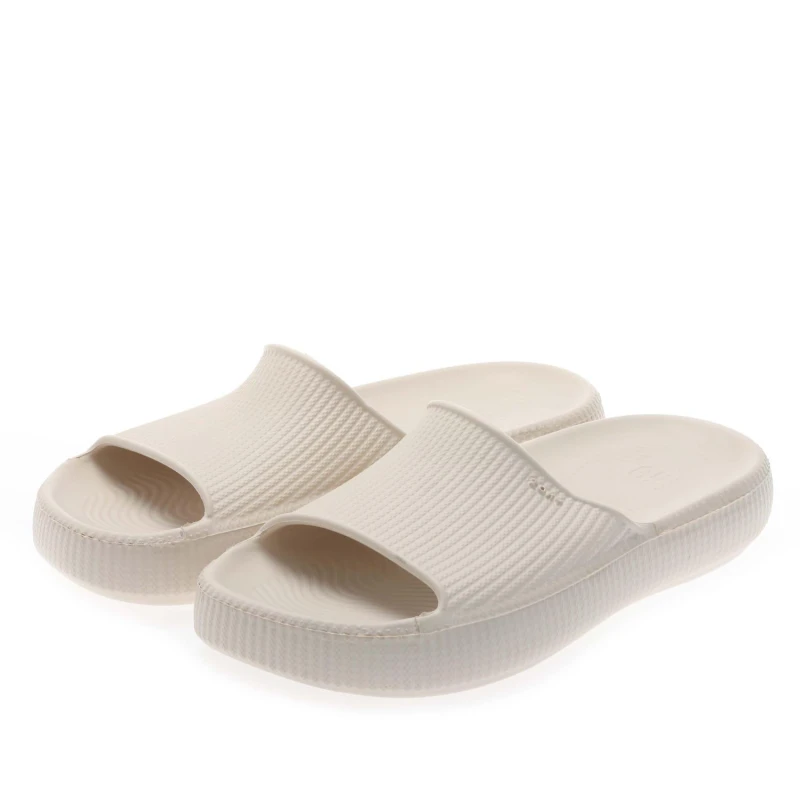Image of Zaxy Leveza Slide Sandals - White White 3