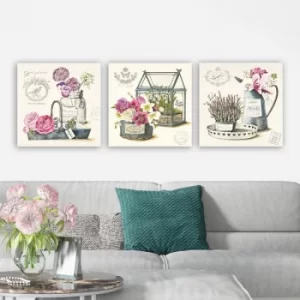 Image of drprc9010 Multicolor Decorative Canvas Painting (3 Pieces)