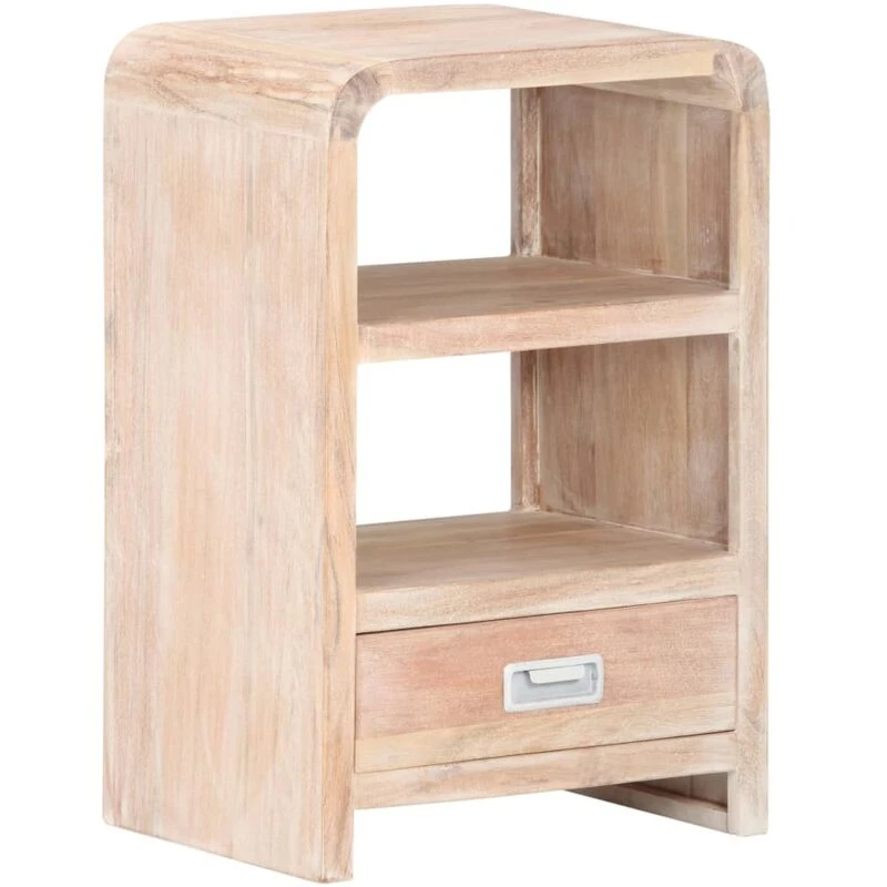 Image of VIDAXL Bedside Table 40x30x60cm Solid Acacia Wood Vidaxl 8719883999029