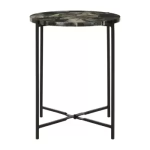 Image of Marlox Antique Green / Black Table