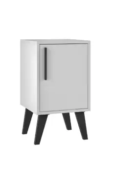 Image of Aspen White Sidetable with Door