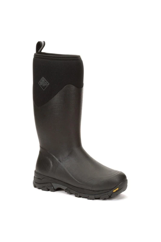 Image of Muck Boots Muck Boots Men 'Arctic Ice Tall' Wellingtons in Black Size: 7 Black 7 Male 664911118355