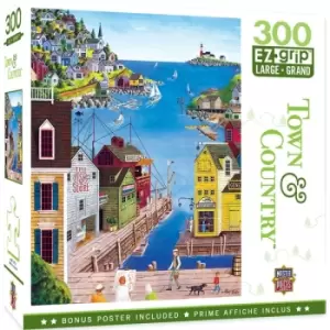 Image of Masterpieces Puzzle Town & Country A Walk on the Pier Ez Grip Puzzle 300 Piece Jigsaw Puzzle