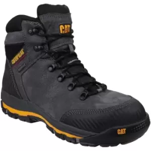Image of Caterpillar Mens Munising Waterproof Safety Boots (9 UK) (Dark Shadow) - Dark Shadow