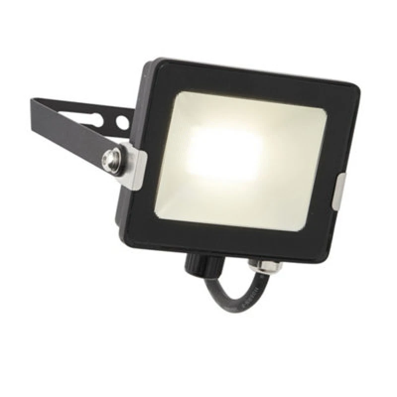 Image of Netlighting Salde Outdoor Wall Flood Light 20W IP65 20W Matt Black Paint Black