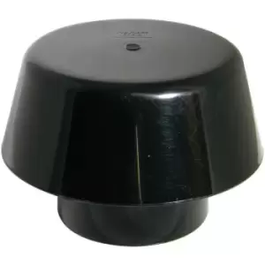 Image of FLOPLAST RING-SEAL EXTRACT COWL 4 SOIL/110MM BLK - Black