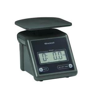 Image of Salter Grey Compact Postal Scale Displays weight in ib,oz,kg and