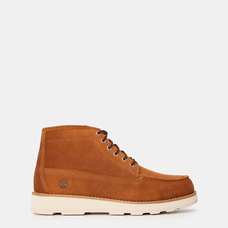 Image of Timberland Mens Timberland Britton Mills Chukka Boots Rust Suede male 7 (41)