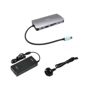 Image of i-tec Metal USB-C Nano Dock HDMI/VGA with LAN + Charger 112W