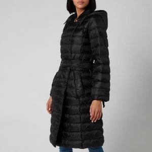 Image of Michael Kors Womens Packable Trench Puffer Coat - Black - S