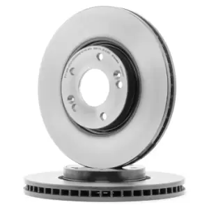 Image of BREMBO Brake disc HYUNDAI,KIA 09.A532.21 517122L500,517121M500,S517122L500 Brake rotor,Brake discs,Brake rotors