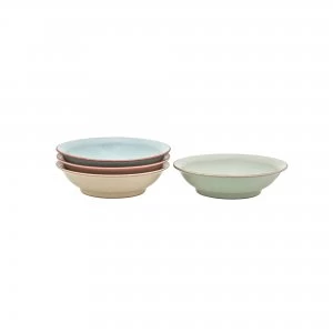 Image of Denby Always Entertaining Deli 4 Piece Medium Shallow Bowl Set