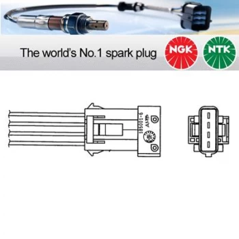 Image of 1x NGK NTK Oxygen O2 Lambda Sensor OZA495-SG1 OZA495SG1 (1335)
