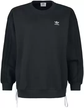 Image of Adidas Laced crew Sweatshirt black
