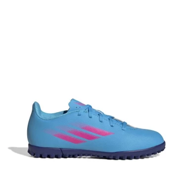Image of adidas X .4 Junior Astro Turf Trainers - Blue