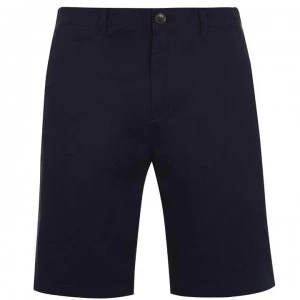 Image of Howick Oakley Slim Chino Shorts - Navy
