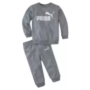 Image of Puma Crew Fleece Tracksuit Baby Boys - Grey