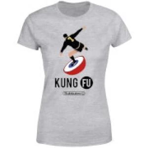 Image of Subbuteo Kung Fu Womens T-Shirt - Grey - M