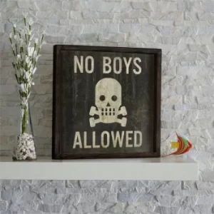 Image of KZM498 Brown Beige Black Decorative Framed MDF Painting