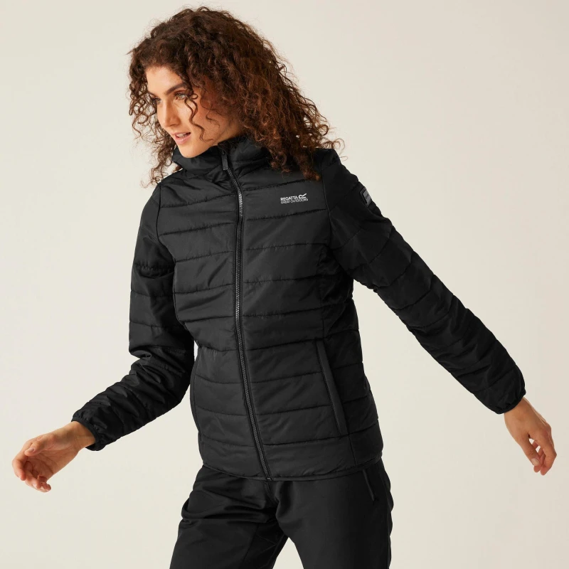 Image of Regatta 'Helfa' Insulated Quilted Jacket Jet Black