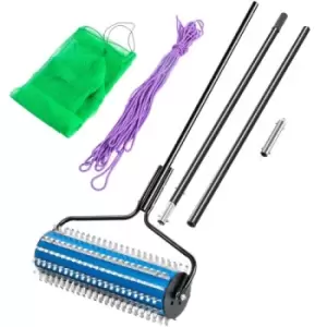 Image of Vevor Roller Weed Rake Lake Weed Cutter 12' Muck Rake Pond Aquaticweed Remover