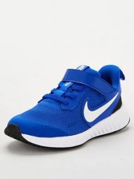 Image of Nike Revolution 5 Childrens Trainers - Blue/White