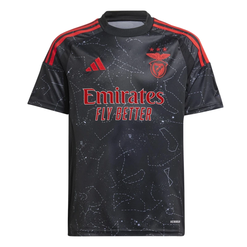 Image of adidas adidas Benfica Away Shirt 24/25 Black unisex 9-10 Years