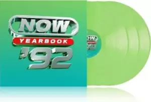 Image of Now That's What I Call Music NOW Yearbook '92 - Green Vinyl - Sealed 2023 UK 3-LP vinyl set LPYBNOW92