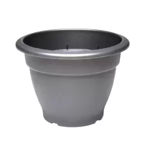Image of Sankey Round Plastic Black Bell Pot (H)400mm (Dia)550mm