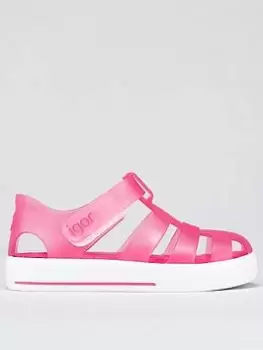 Image of Igor Star Jelly Sandal, Pink, Size 4 Younger