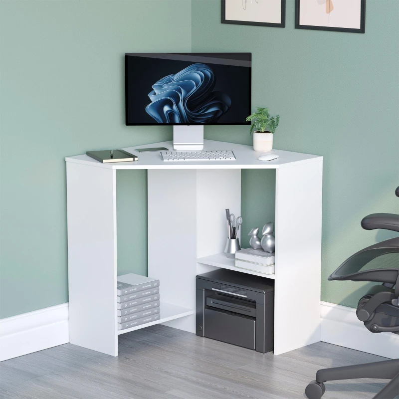 Image of Lassic Vida Designs Hetton Corner Computer Desk White unisex One Size
