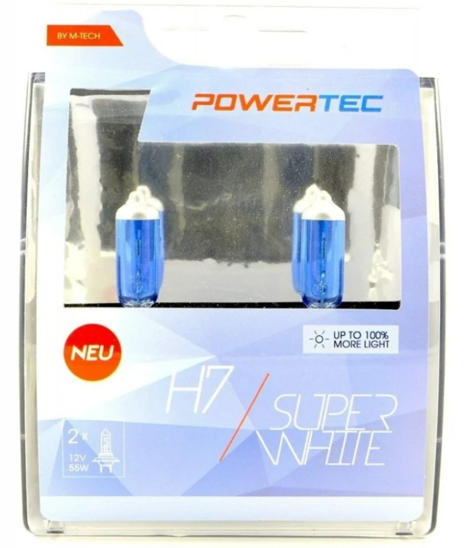 Image of TECH PTZSW7-DUO Light Bulbs Up to 100%, H7, Halogen, 55W Bulb,spotlight (106)