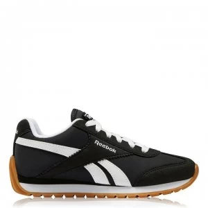 Image of Reebok Check Varsity Trainers Junior Boys - Black/White