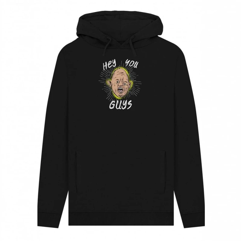 Image of The Goonies Mens Hey You Guys Sloth Hoodie in Black Size: Small Black Male S