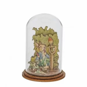 Image of Peter Rabbit with Radishes Wooden Figurine