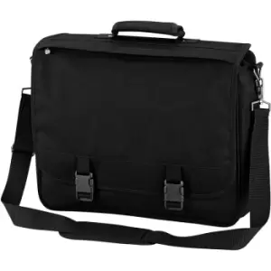 Image of Quadra Portfolio Briefcase Bag - 12 Litres (One Size) (Black) - Black