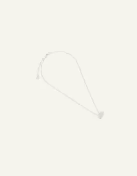 Image of Accessorize Womens Sterling Silver-Plated Twist Knot Pendant Necklace, Size: 46cm