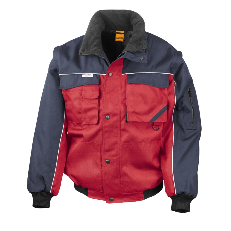 Image of Result Result Men Heavy Duty Jacket in Red Size: Small Red S Male 5063470841202