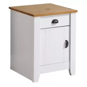 Image of Ludlow White Bedside White