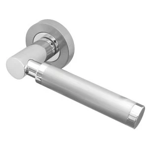 Image of Jedo Avantime Door Handle on Round Rose