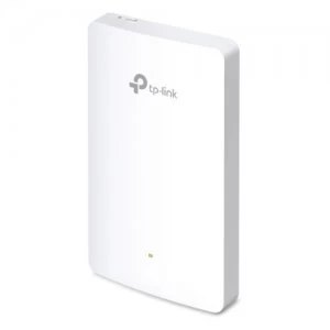 Image of TP-LINK (EAP225-WALL) Omada AC1200 Wireless Wall Mount Access Point, Dual Band, POE, 10/100, Free Software