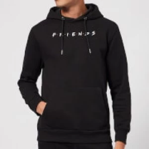 Image of Friends Logo Contrast Hoodie - Black - M