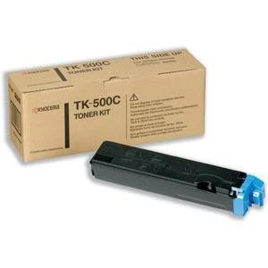 Image of Kyocera TK500 Cyan Laser Toner Ink Cartridge