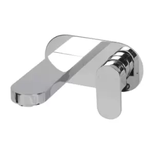 Image of Chrome Wall Mounted Bath Mixer Tap - Como
