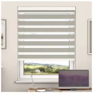 Image of Day And Night Zebra Roller Blind with Cassette(Peach, 90cm x 220cm)