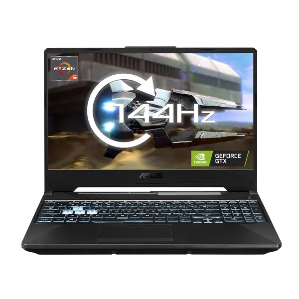 Image of Asus TUF Gaming A15 AMD Ryzen 5 8GB 512GB RTX 3050 144Hz FHD 15.6" Gaming Laptop FA506NC-HN002W Graphite black