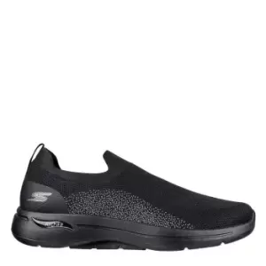 Image of Skechers Go Walk Arch Mens Slip On Trainers - Black