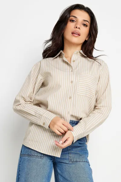 Image of Petite Printed Shirt