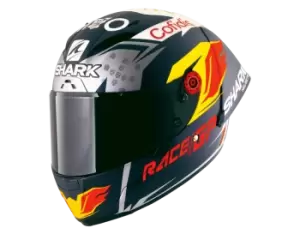 Image of Shark Race-R Pro Gp Oliveira Signature Mat Blue Silver White BSW M