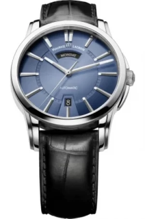Image of Mens Maurice Lacroix Pontos Day/Date Automatic Watch PT6158-SS001-43E-1